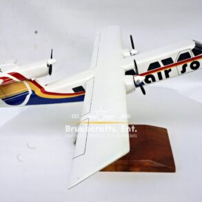 Model of Britten-Norman Trislander Air South with detailed craftsmanship.